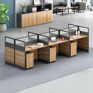 Office Workstations: 4-way Modular Office Workstation