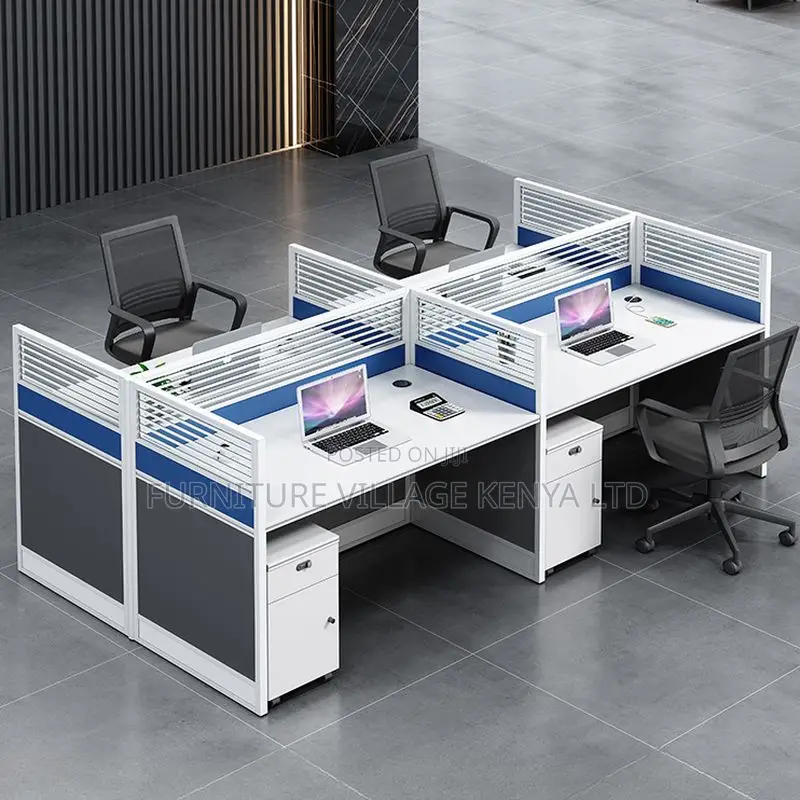 Office Workstations: 4-way Modular Office Workstation
