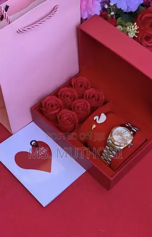 Roses Rolex Valentines / Birthday Gift Set for Her 