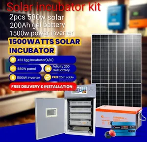 452 Eggs Solar Incubator Full Package Plus Free Installation