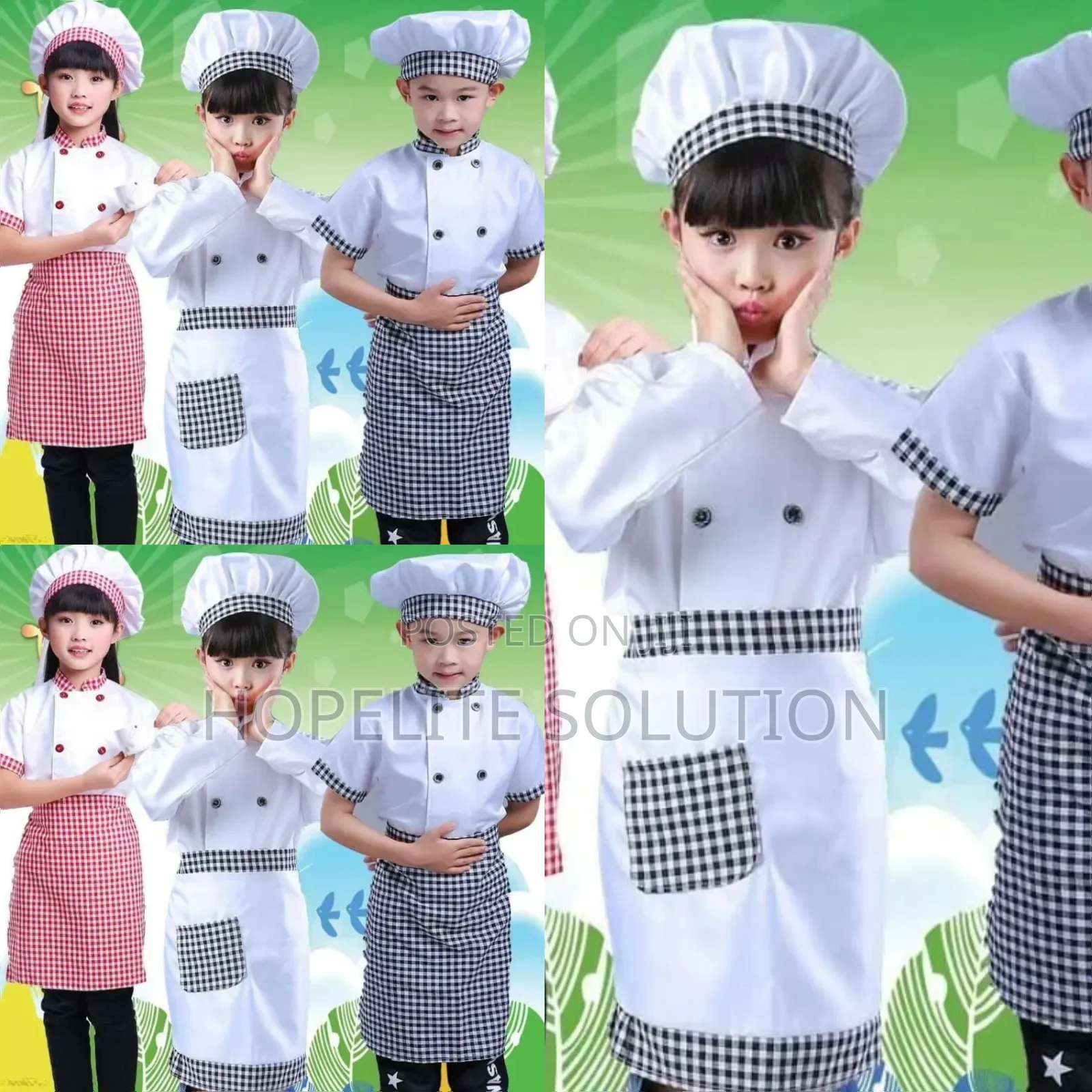 Children Professional Chef Costume