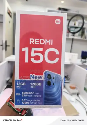 New Xiaomi Redmi 15C 4G 128 GB Black