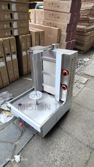 Commercial Gas 2-Burner Shawarma Machine