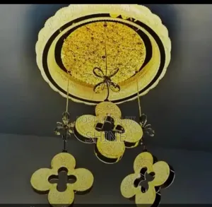 Gold Coloured Chandelier Light
