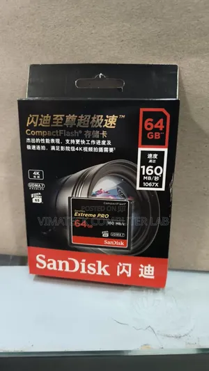 Sandisk Extreme Pro Cf Card 64gb/160mbs