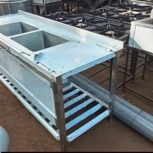 Ss304 Stainless Customized Sink With a Working Area