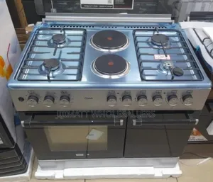 Mika 60*90 Cooker 4gas Pool Jet Burners + 2hot Plates, Auto Ignition