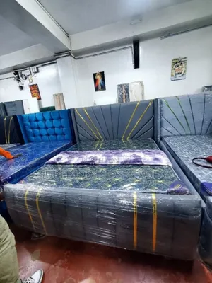 Padded Black Bed Frame Size 5 by 6