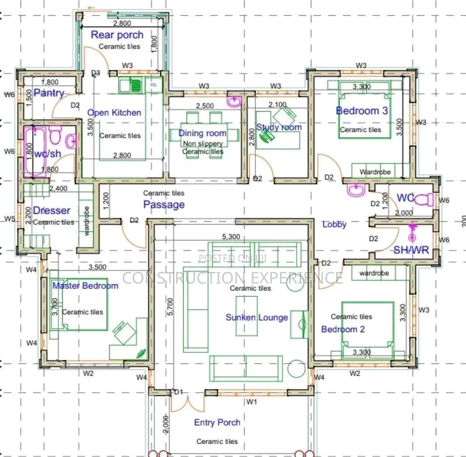 House Plan/Drawing and Design