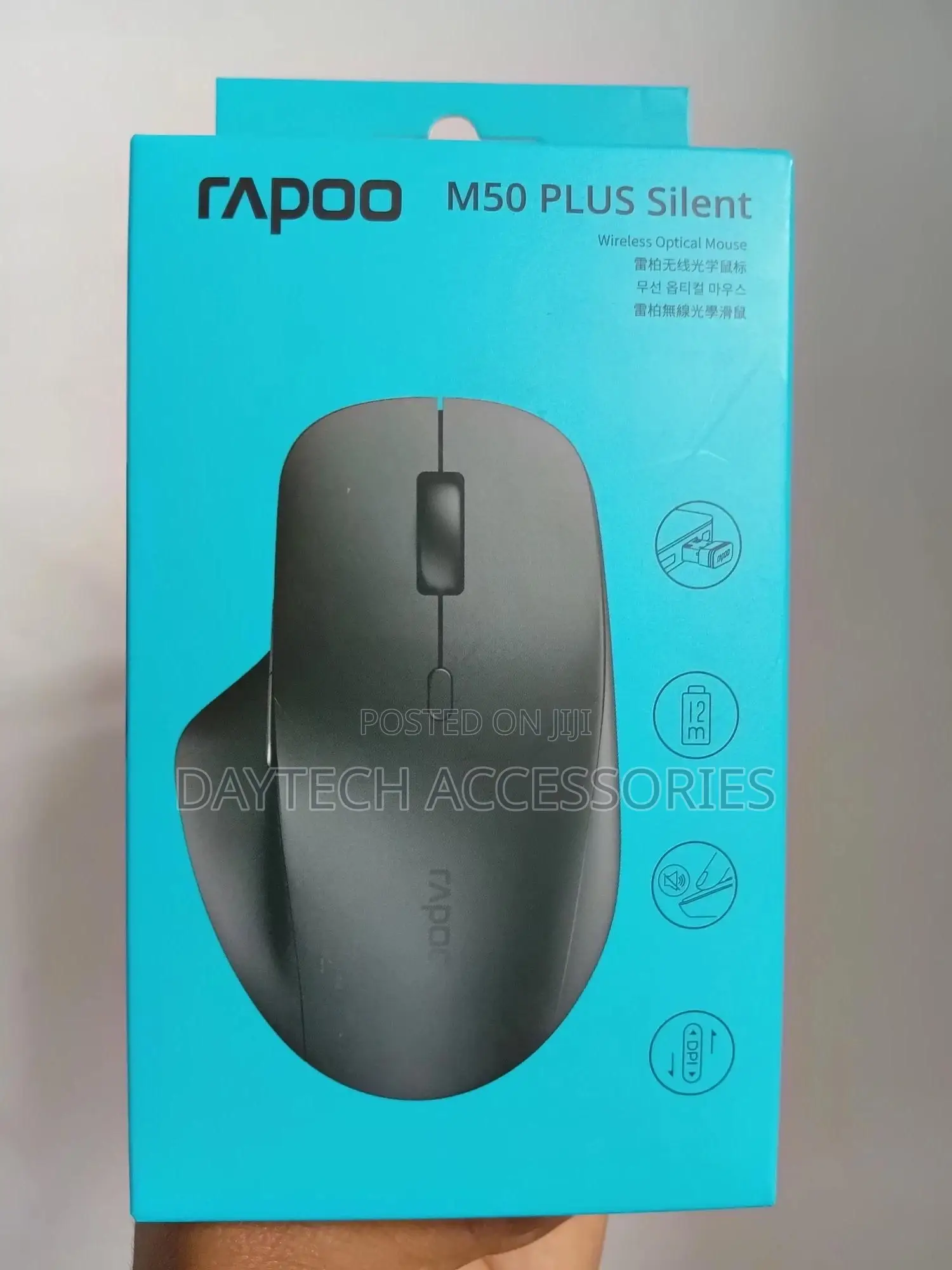 Rapoo M50 Plus 3200 Dpi Wireless Optical Mouse