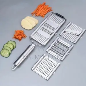 Multi-Purpose Stainless Steel Vegetable Slicer With Interchangeable
