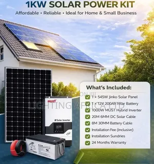 Boma Yangu 1.2 Kw Home Solar Solution Complete Plus Installation