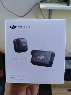The Dji Mic Mini Wireless Microphone System.