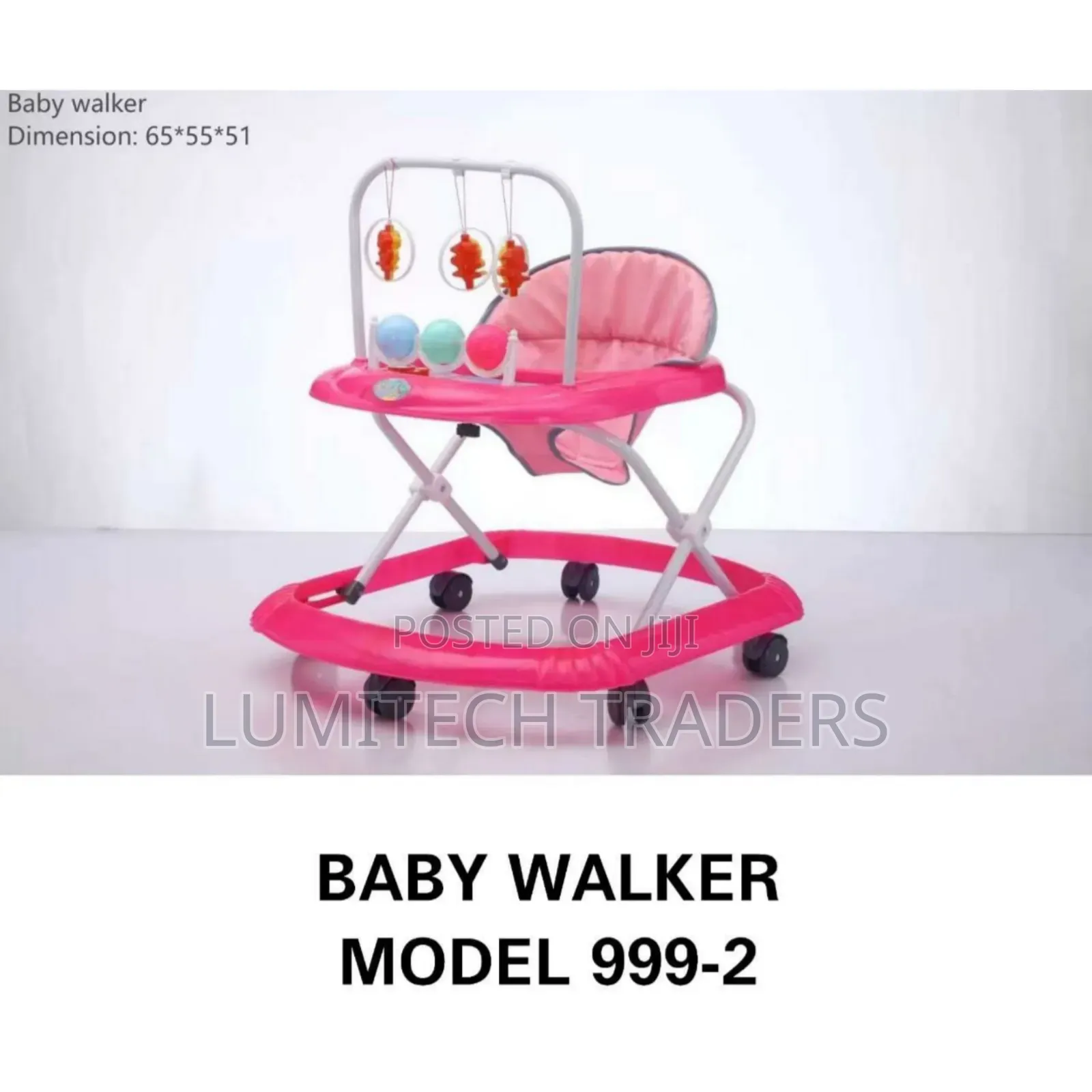 Pink Baby Walker