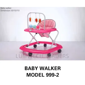 Pink Baby Walker