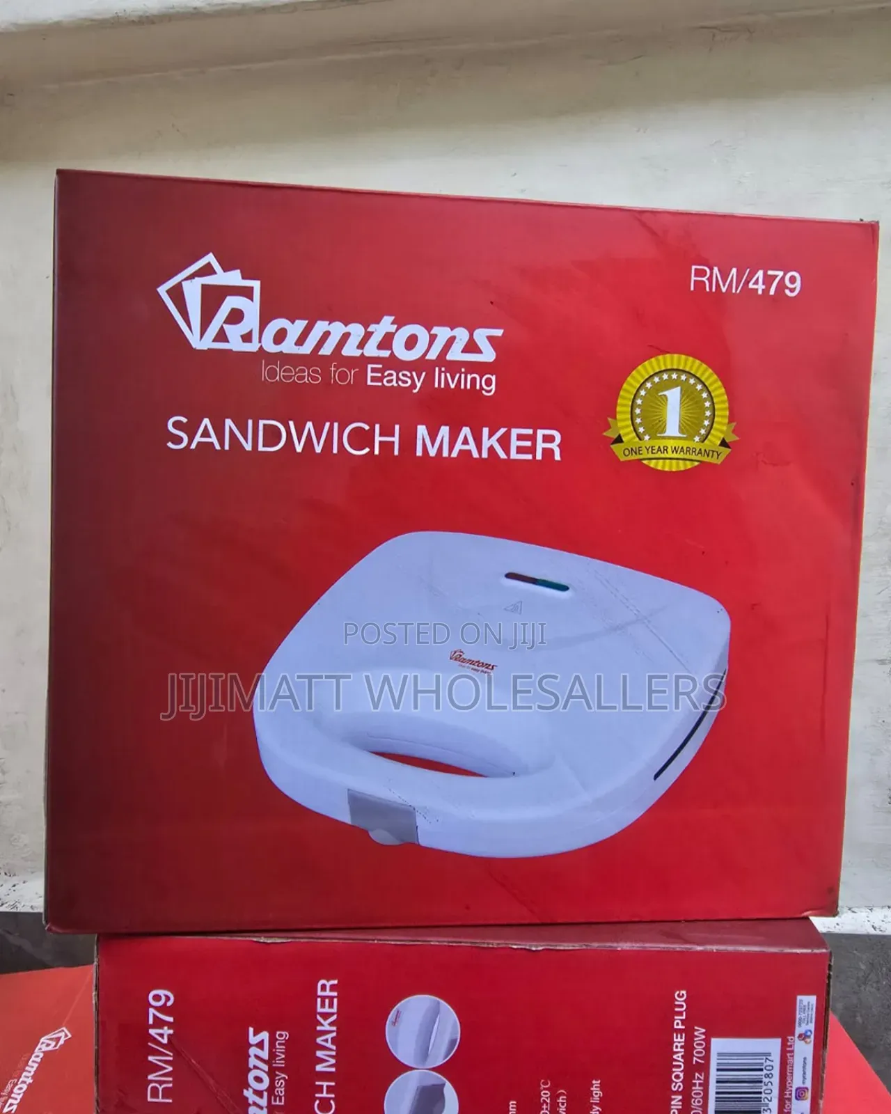 Ramtons Sandwich Maker Tooster