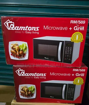 Ramtons 23litres Rm589 Microwave With Grill Rm589 (Silver)