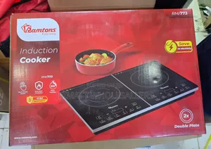 Double Ramtons Induction Cooker With Free Pan