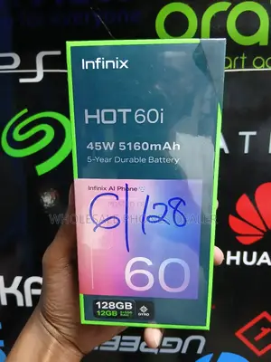 New Infinix Hot 60i 128 GB Black