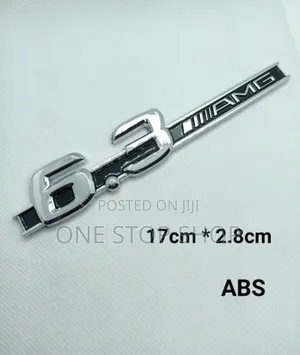 6.3amg Wing Fender Badge Emblem for Mercedes