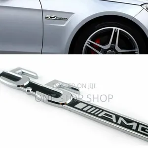 5.5 Amg Chrome Badge Emblem