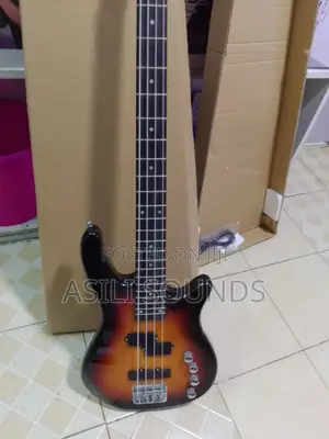 Sunburst 4 String Electric Bass Guitar