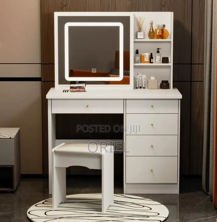 Dressing Table; Functional Vanity Dressing Table With Storage Drawers