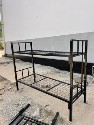 Metal Double Decker Beds for Schools – With Ladder