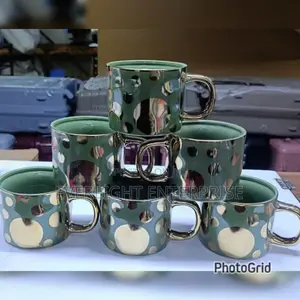 Green Sassy Mugs 6 PCS