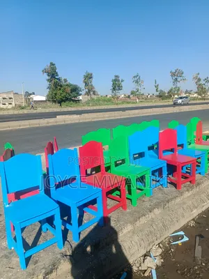 Assorted Colours of Kindergarten Chairs