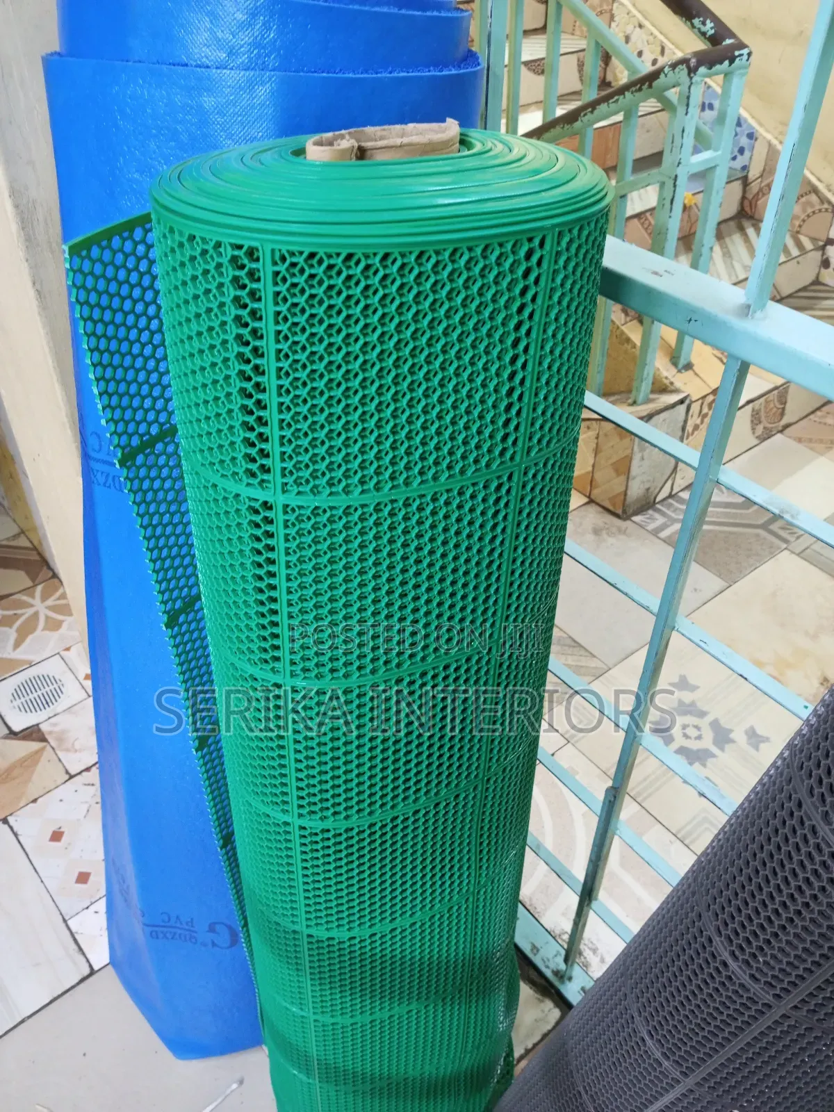 Green Rubber Anti Slippery Mats Rubber Mats Environmental Friendly