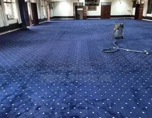 Blue Wall to Wall Carpet Office Carpets Environmental Friendly Justice