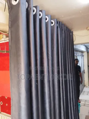Light Grey Window Blackout Curtains With Eyelates