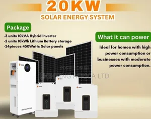 20kw - 20kwh Lithium Solar Package Massive Power