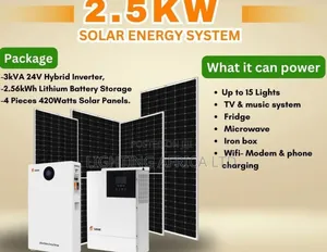 Boma 3kw Inverter -2.56kwh(100ah)Lithium -(4)470w Solar + Installation