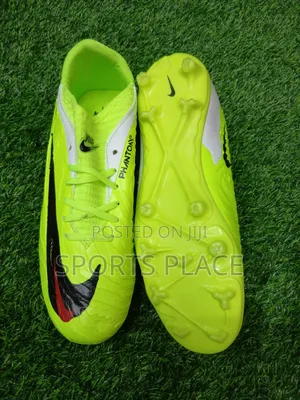 Neon Green Phantom Budget Football Boots