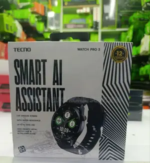 Tecno Watch 3 Pro 1.43" Amoled 2.5 Hd Screen, Health Monitor,Bt Call