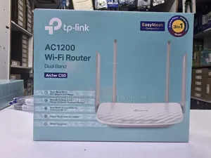 Tplink Ac 1200 Wifi Router Dual-Band Archer C50