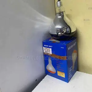 Efficiency Heat Lamp Light Bulb 250 Watt Infrared Red Chicken Bulb
