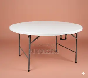 Foldable 1.8 Meters Plastic Round Event Table