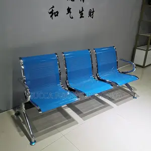 3-link Metallic Waiting Bench