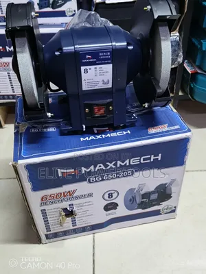 8"Bg 650 - 205 Maxmech Bench Grinder/Maxmech Bench Grinder