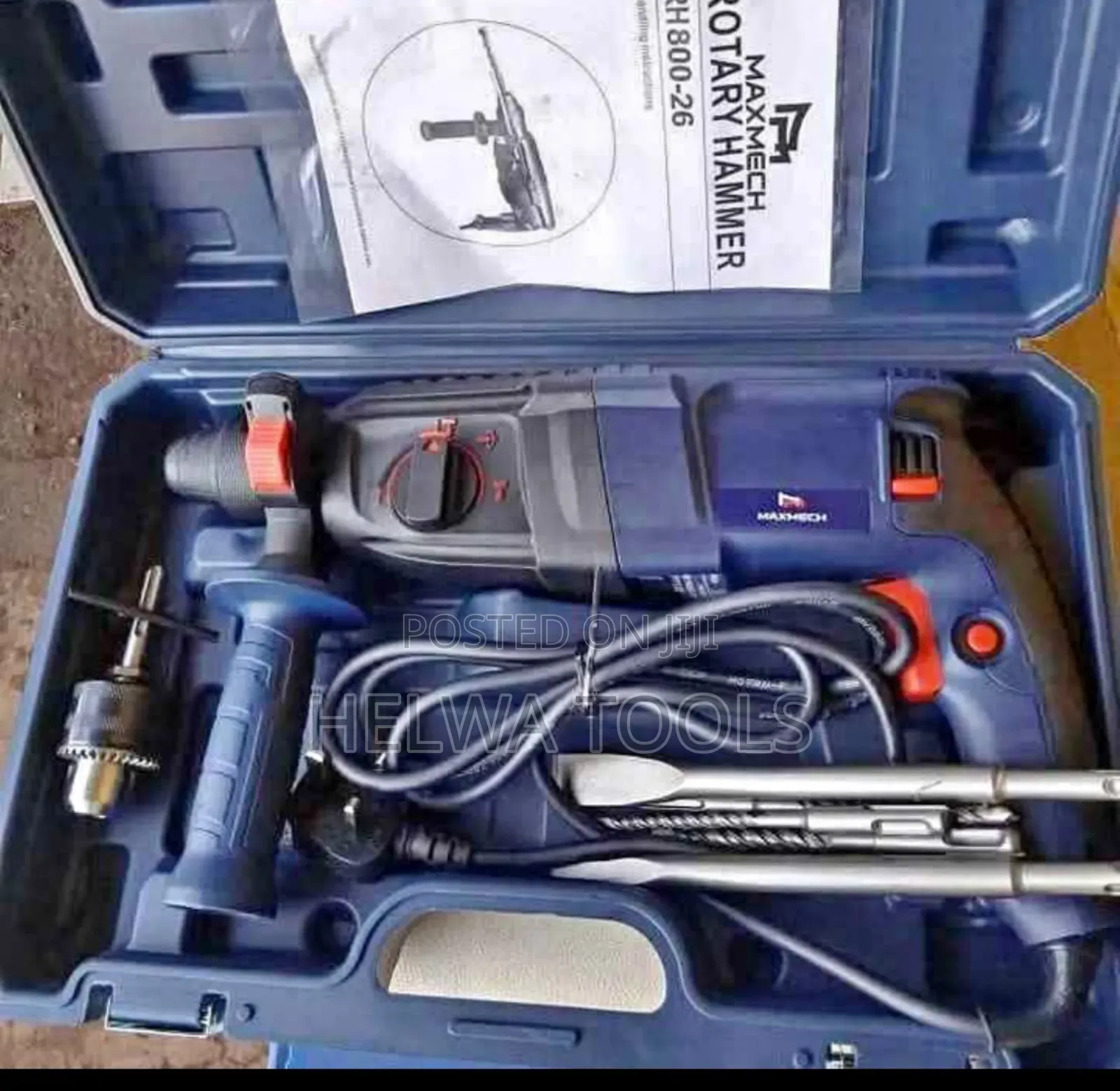 Maxmech Double Chuck Hammer Drill 800 Watts