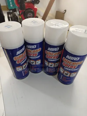 Abro Silicone Spray Lubricant.