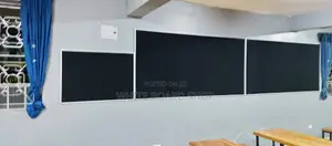 Dining Hall Noticeboard 8ft X 4ft Black