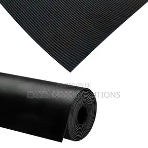 Ribbed Rubber Mat – Anti-Slip Industrial Flooring