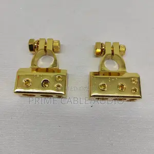 Gold-Plated Car Battery Terminal Positive Negative