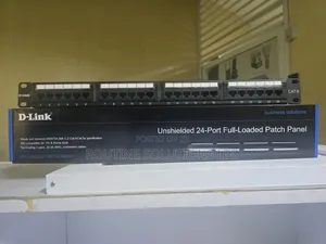 D-Link Cat6 Utp Unshielded 24 Port Full Loaded Patch Pannel