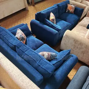Elite Blue 5 Seater Sofa/ 5 Seater Sofa