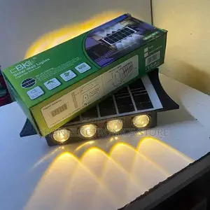 Black Solar Deck Lighting 1 Pack Warm White Solar Fence Lights
